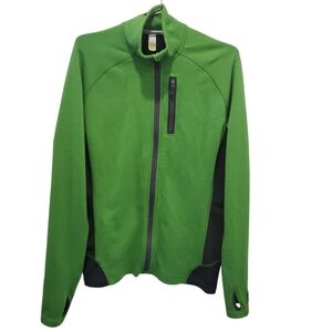 Smartwool Men's Size Medium Green Full Zip Merino Wool Jacket